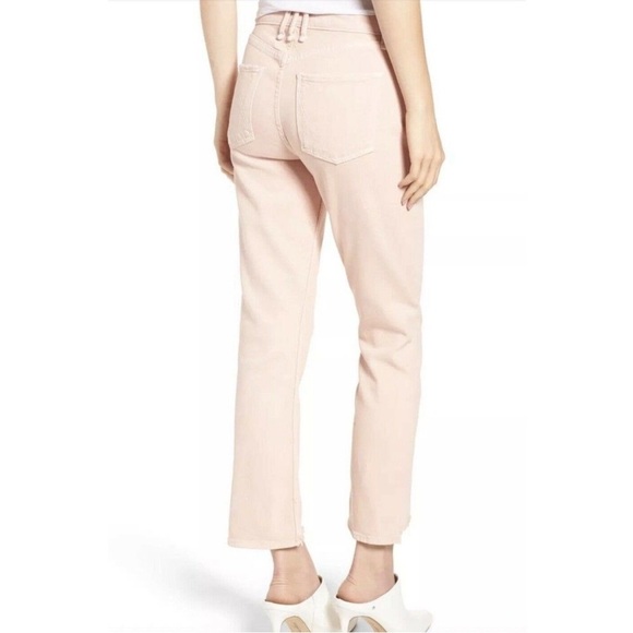 McGuire Denim Valletta Straight Pink Pale Peach Jeans Size 28 - Picture 2 of 11